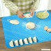 Silicone Rolling Mat And Wooden Pin Amytalk 15.7''19.6'' Non-Stick Silicone Pastry Mat And 11.8'' Wooden Rolling Pin Reusable Pastry Mat with Measurements Liner Heat Resistance Table Placemat Pad - B07FJM9N9K